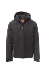 Wattierte Softshelljacke CREEK PAD in anthrazit